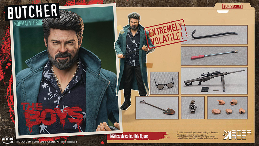 Boys Season 1 Billy Butcher 1/6 Scale Collection Action Figure Normal Version