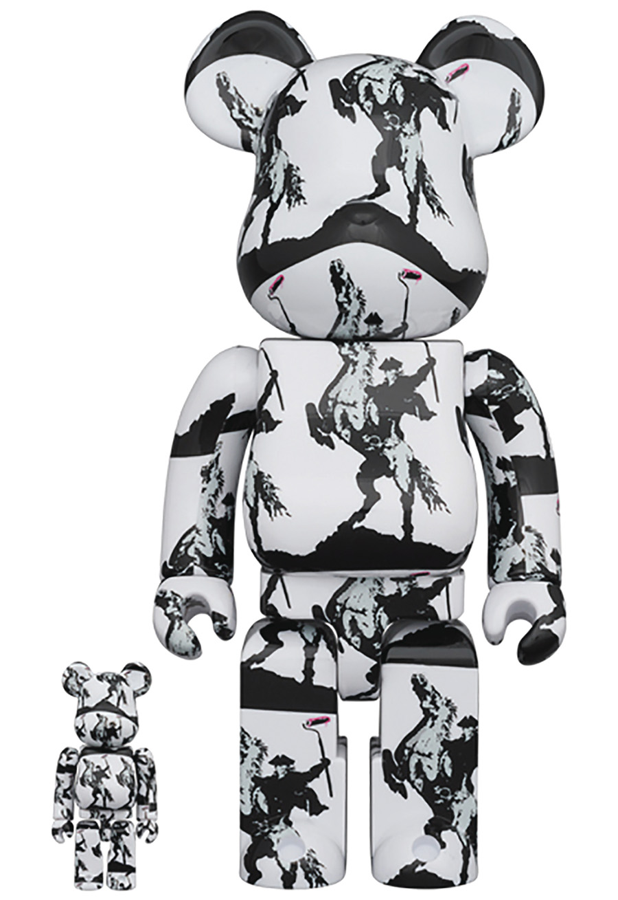 Highwayman 100 Percent & 400 Percent 2-Pack Bearbrick