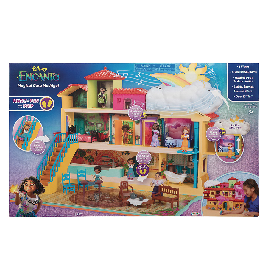 Disney Encanto Magical Casa Madrigal Small Doll Room Playset Case