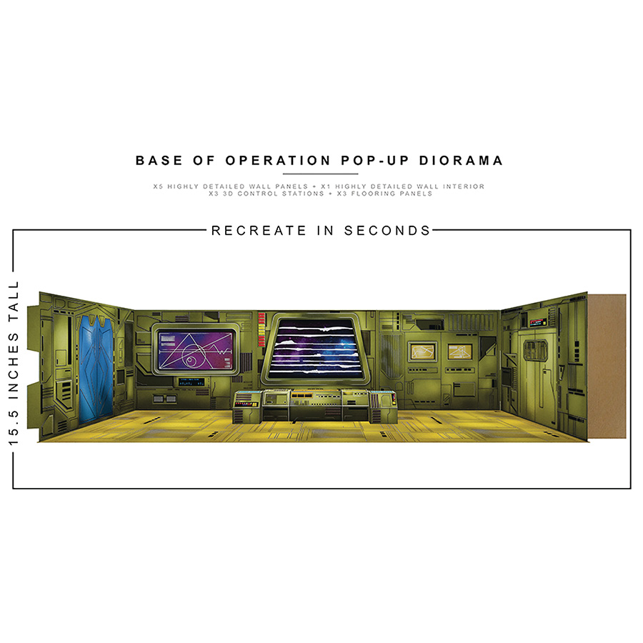 Extreme Sets Pop Up 1/12 Scale Diorama - Base Of Operation