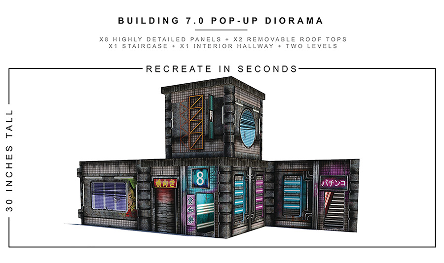 Extreme Sets Pop Up 1/12 Scale Diorama - Building 7
