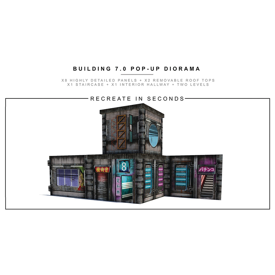 Extreme Sets Pop Up 1/18 Scale Diorama - Building 7