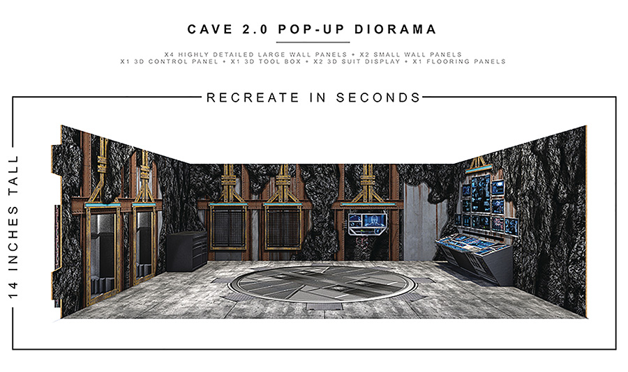 Extreme Sets Pop Up 1/12 Scale Diorama - Cave 2