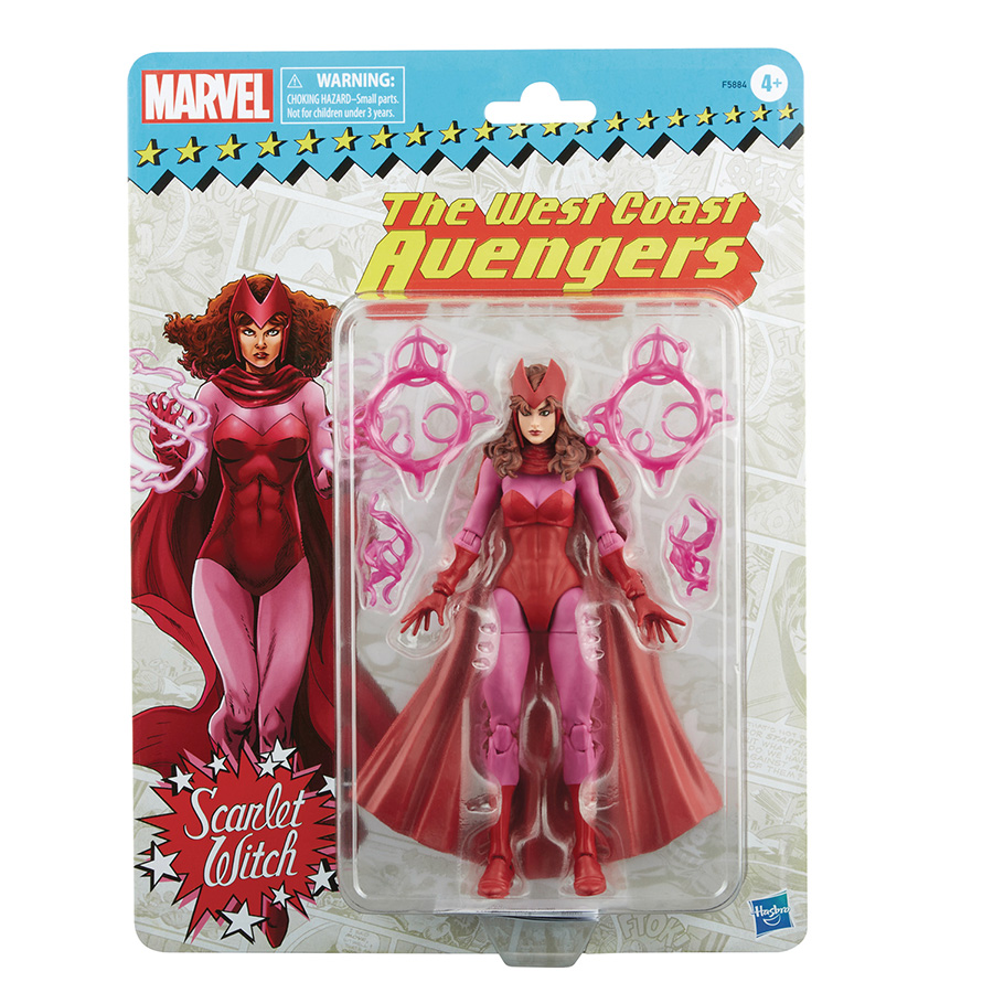 Marvel Legends Retro Scarlet Witch 6-Inch Action Figure Case