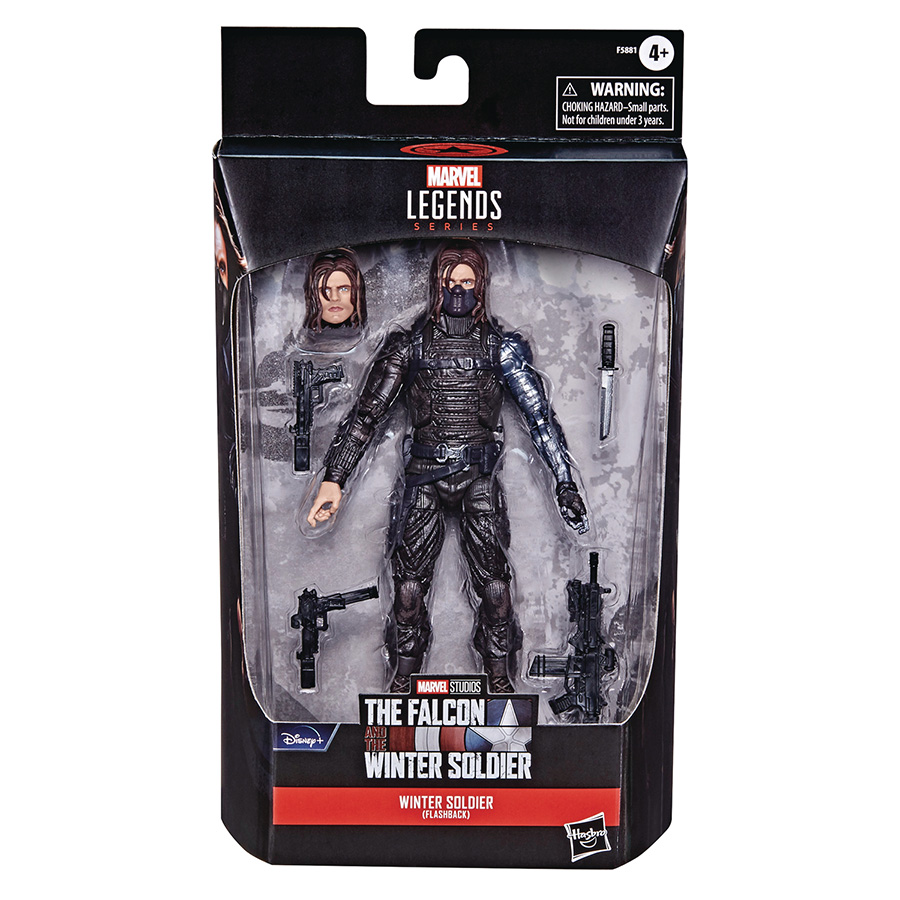 Marvel Legends Winter Soldier Flashback 6-Inch Action Figure Case