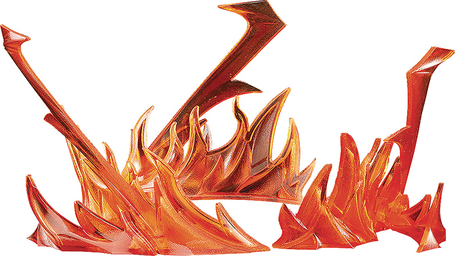 Moderoid Effect Parts Plastic Model Kit Accessory Set - Flame