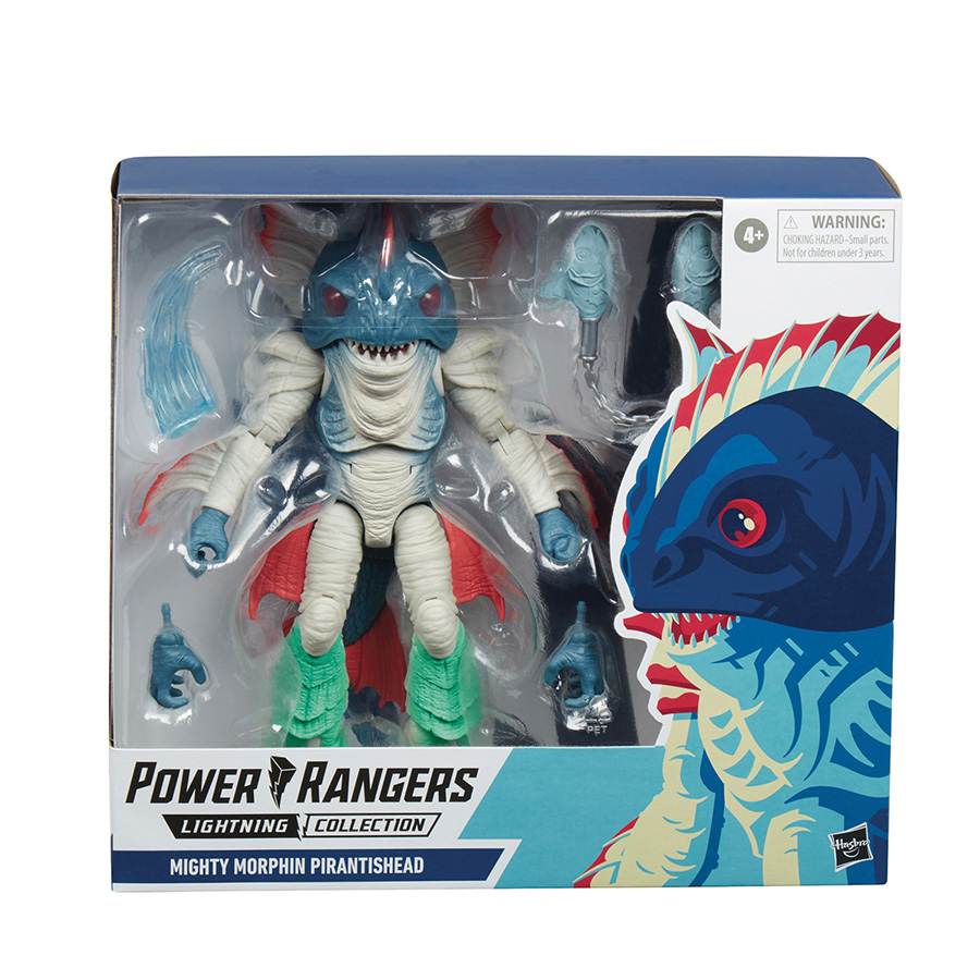 Power Rangers Lightning Collection Mighty Morphin Power Rangers Pirantishead 6-Inch Deluxe Action Figure Case