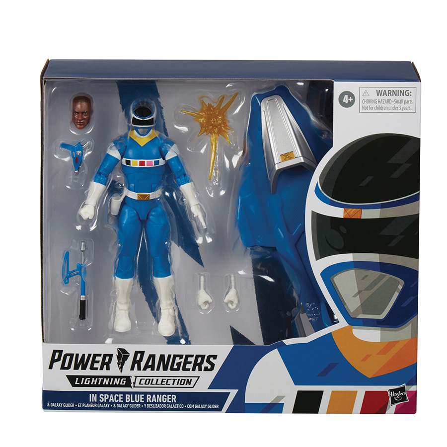 Power Rangers Lightning Collection Power Rangers In Space Blue Ranger 6-Inch Deluxe Action Figure Case