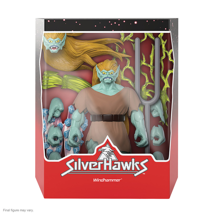 Silverhawks Ultimates Action Figure - Windhammer