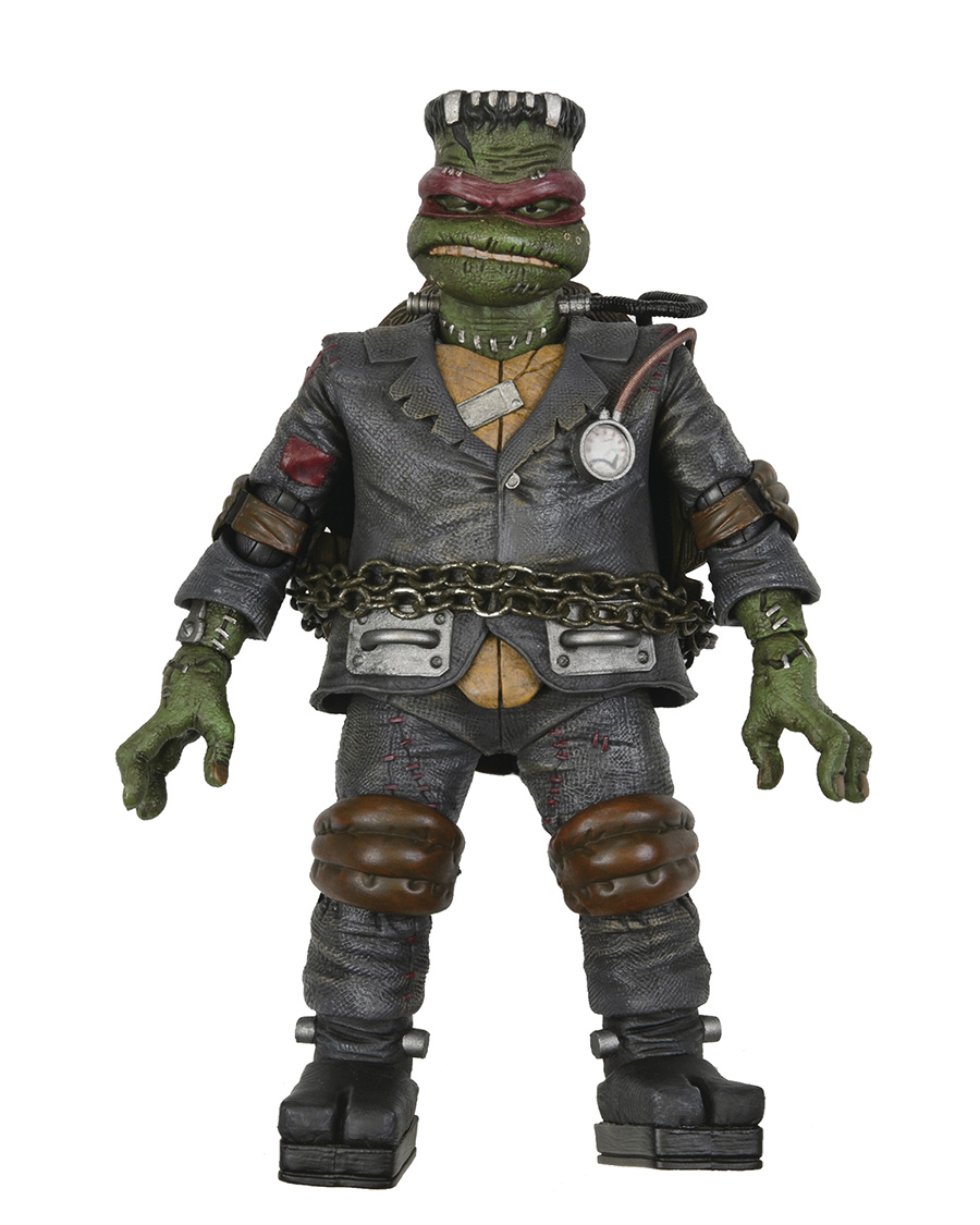 Universal Monsters x Teenage Mutant Ninja Turtles Raphael As Frankensteins Monster Ultimate 7-Inch Action Figure