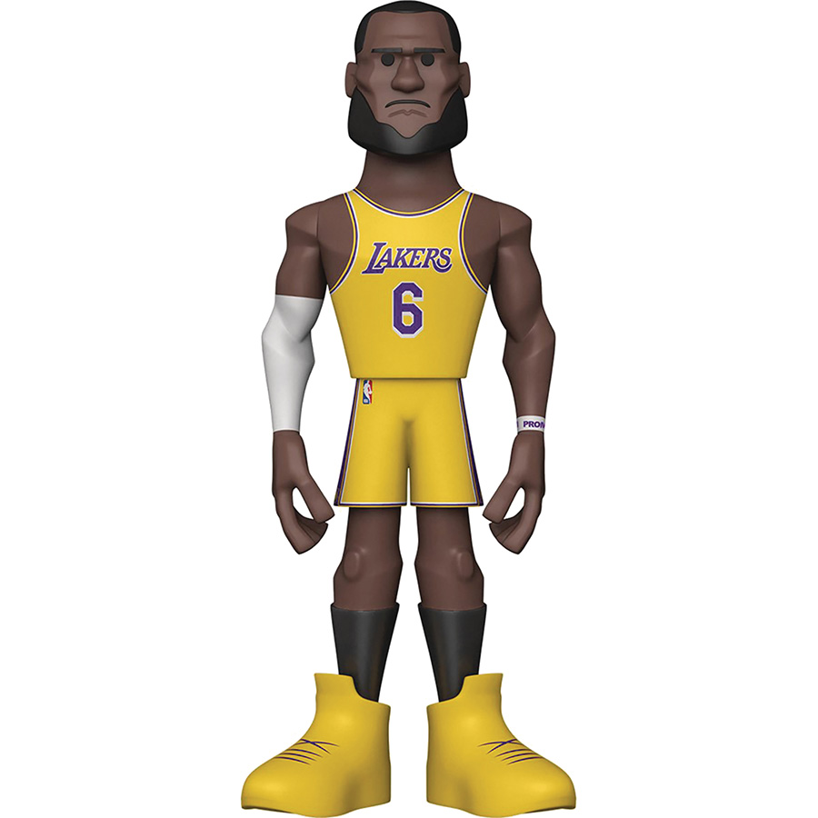 Vinyl Gold NBA Lakers Lebron James 12-Inch Vinyl Figure
