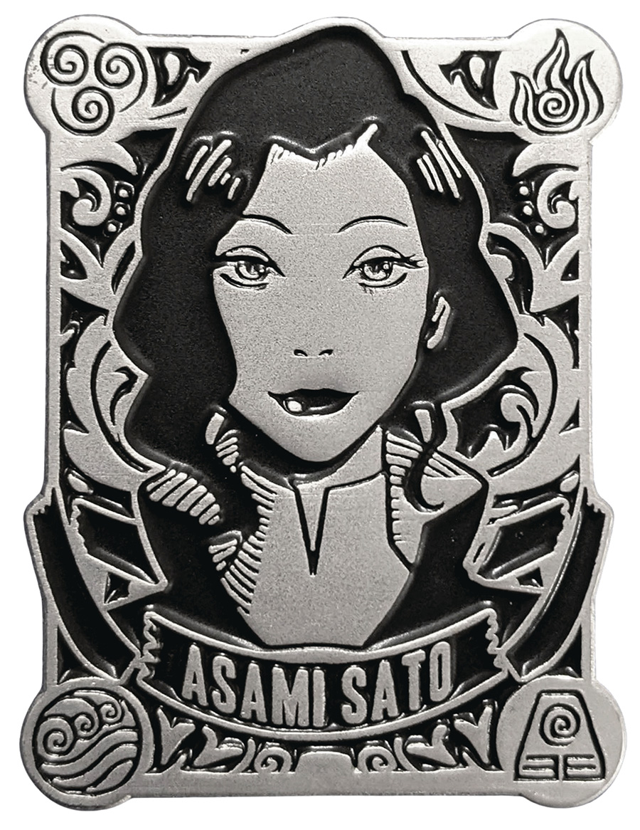Legend Of Korra Silver Badge Pin - Asami