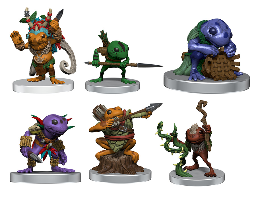 Dungeons & Dragons Icons Of The Realms Grung Warband Miniatures Set