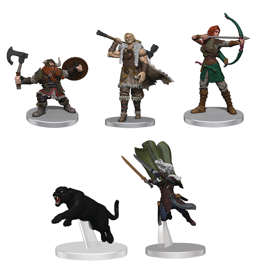 Magic The Gathering Miniatures Adventures In The Forgotten Realms Companions Of The Hall Starter Set