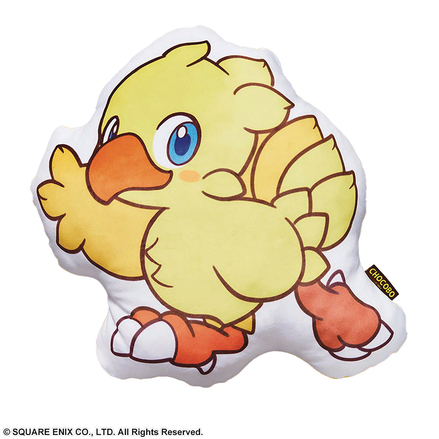 Final Fantasy Fluffy Fluffy Die-Cut Cushion - Chocobo