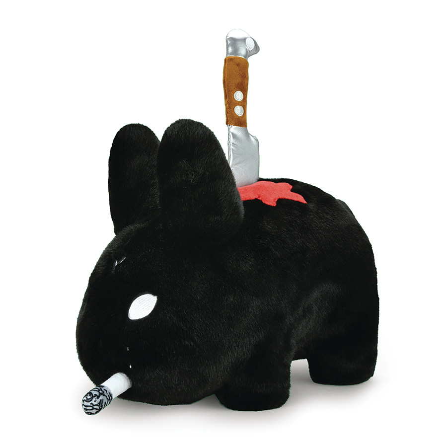 Backstab Labbit By Frank Kozik 14-Inch Plush Black Version
