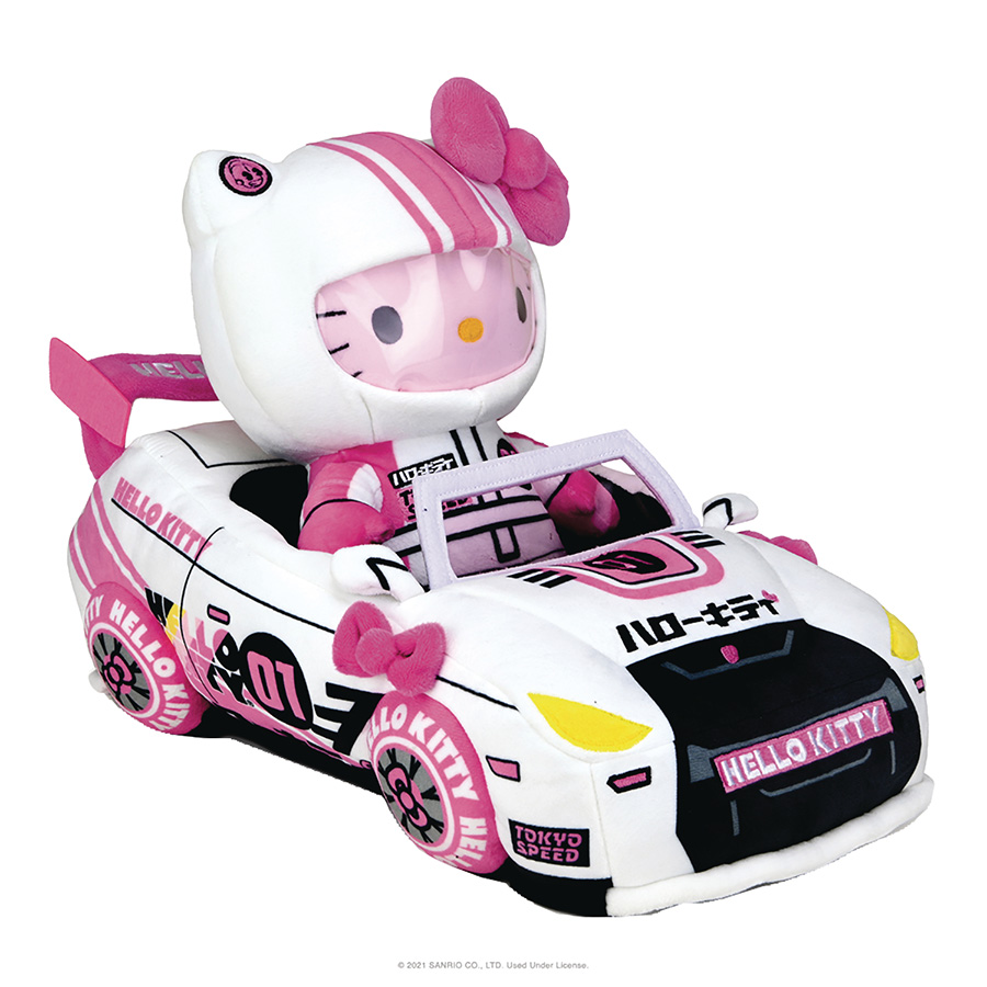 Hello Kitty Tokyo Speed Racer 13-Inch Medium Plush - Hello Kitty