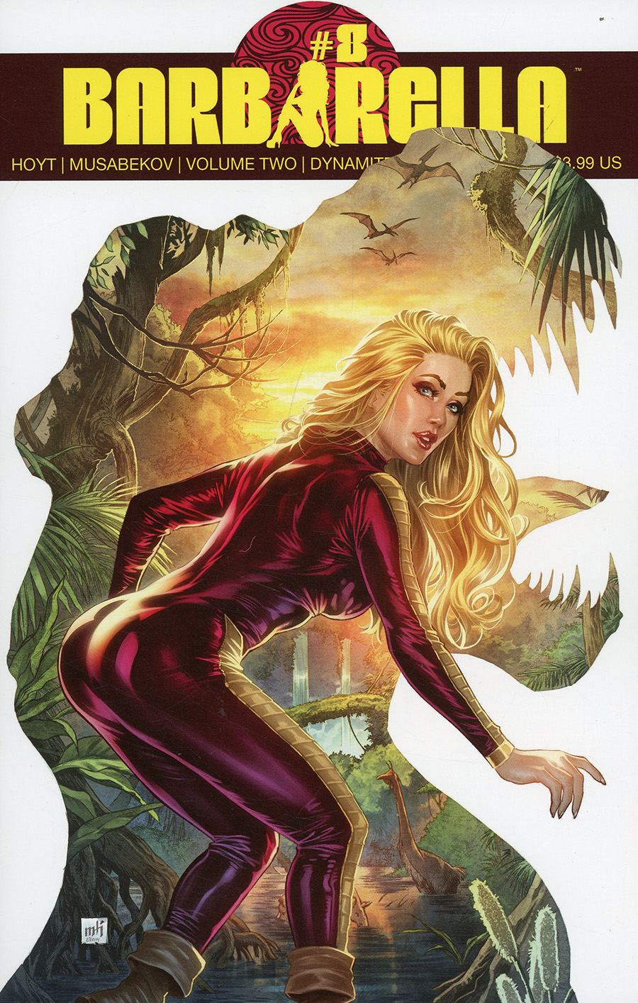 Barbarella Vol 2 #8 Cover G Incentive Mike Krome Variant Cover
