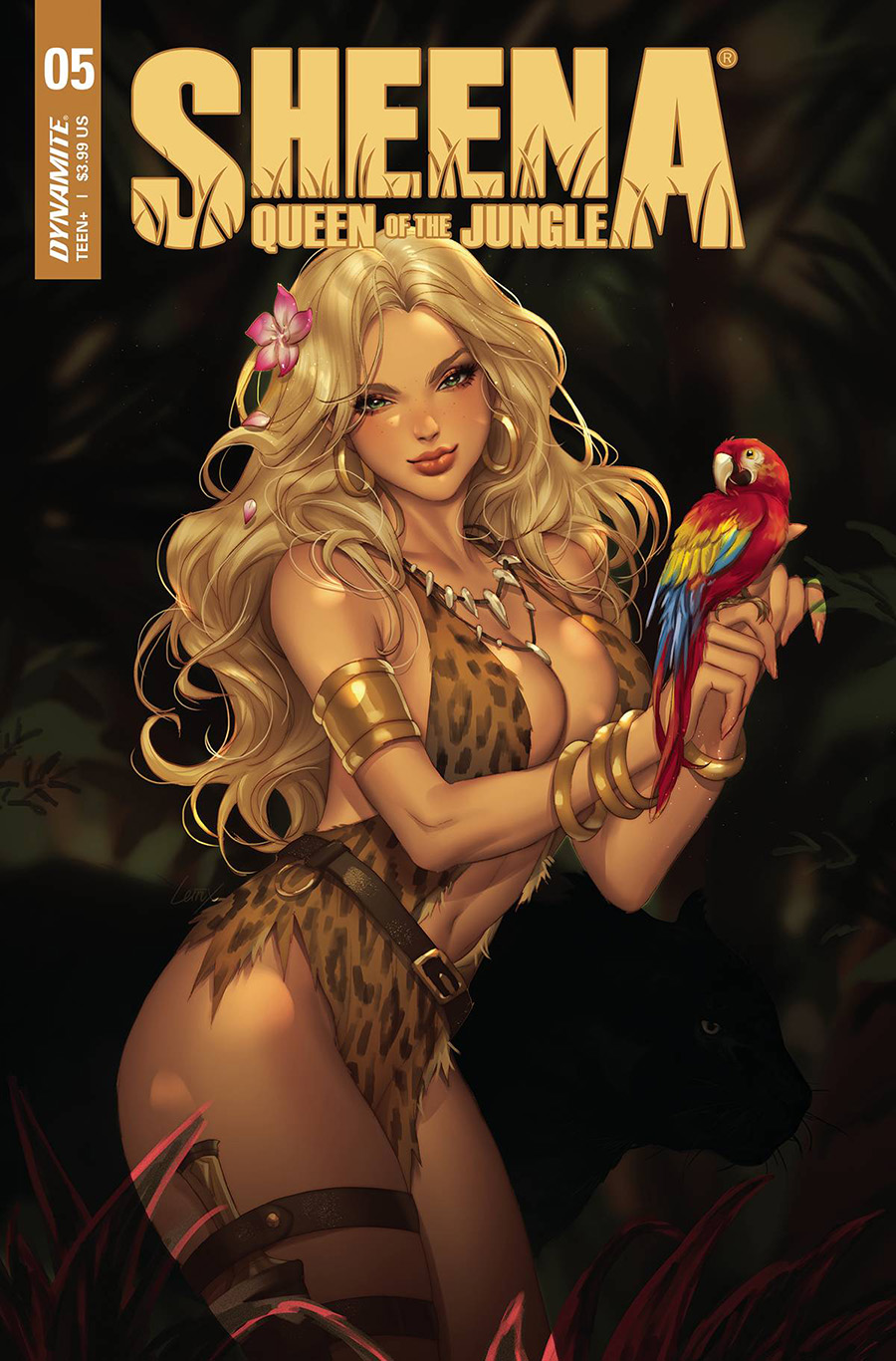 Sheena Queen Of The Jungle #5 Cover F Incentive Lesley Leirix Variant Cover
