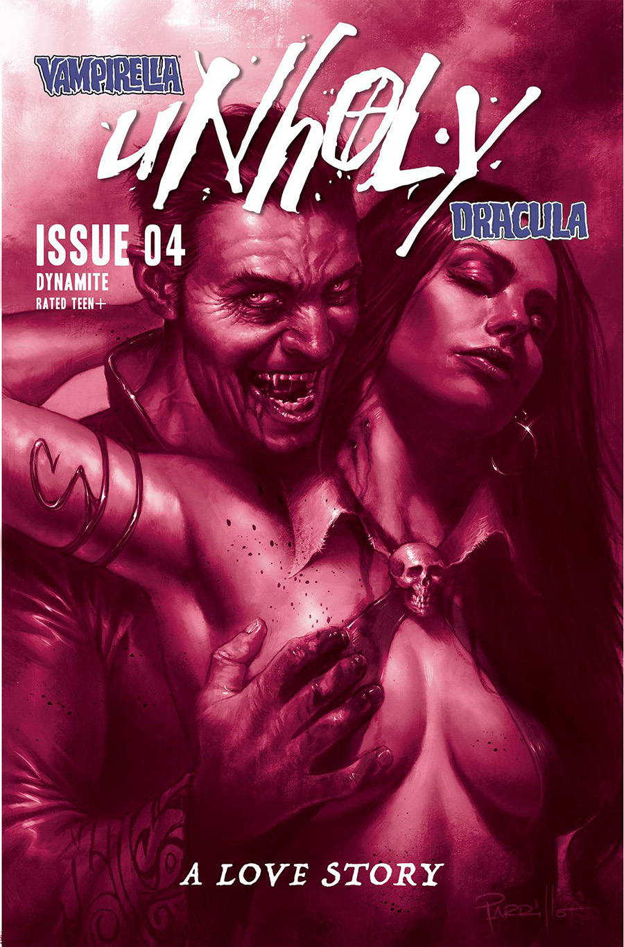 Vampirella Dracula Unholy #4 Cover F Incentive Lucio Parrillo Tint Cover