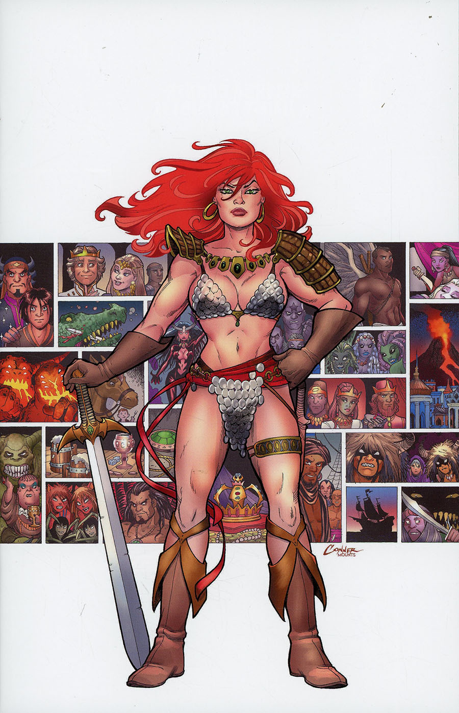 Invincible Red Sonja #10 Cover K Limited Edition Amanda Conner Virgin Cover