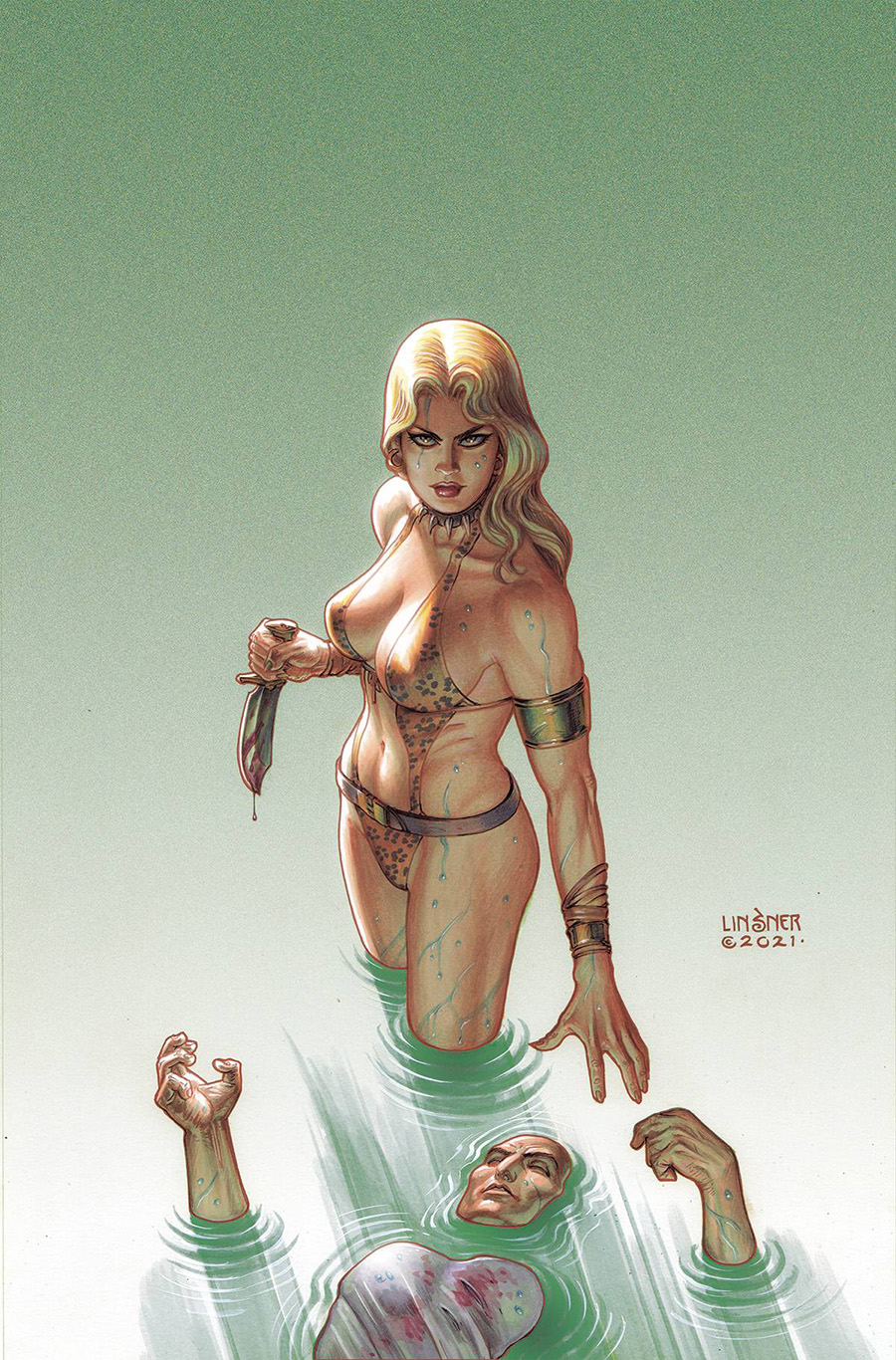 Sheena Queen Of The Jungle #5 Cover M Limited Edition Joseph Michael Linsner Virgin Cover