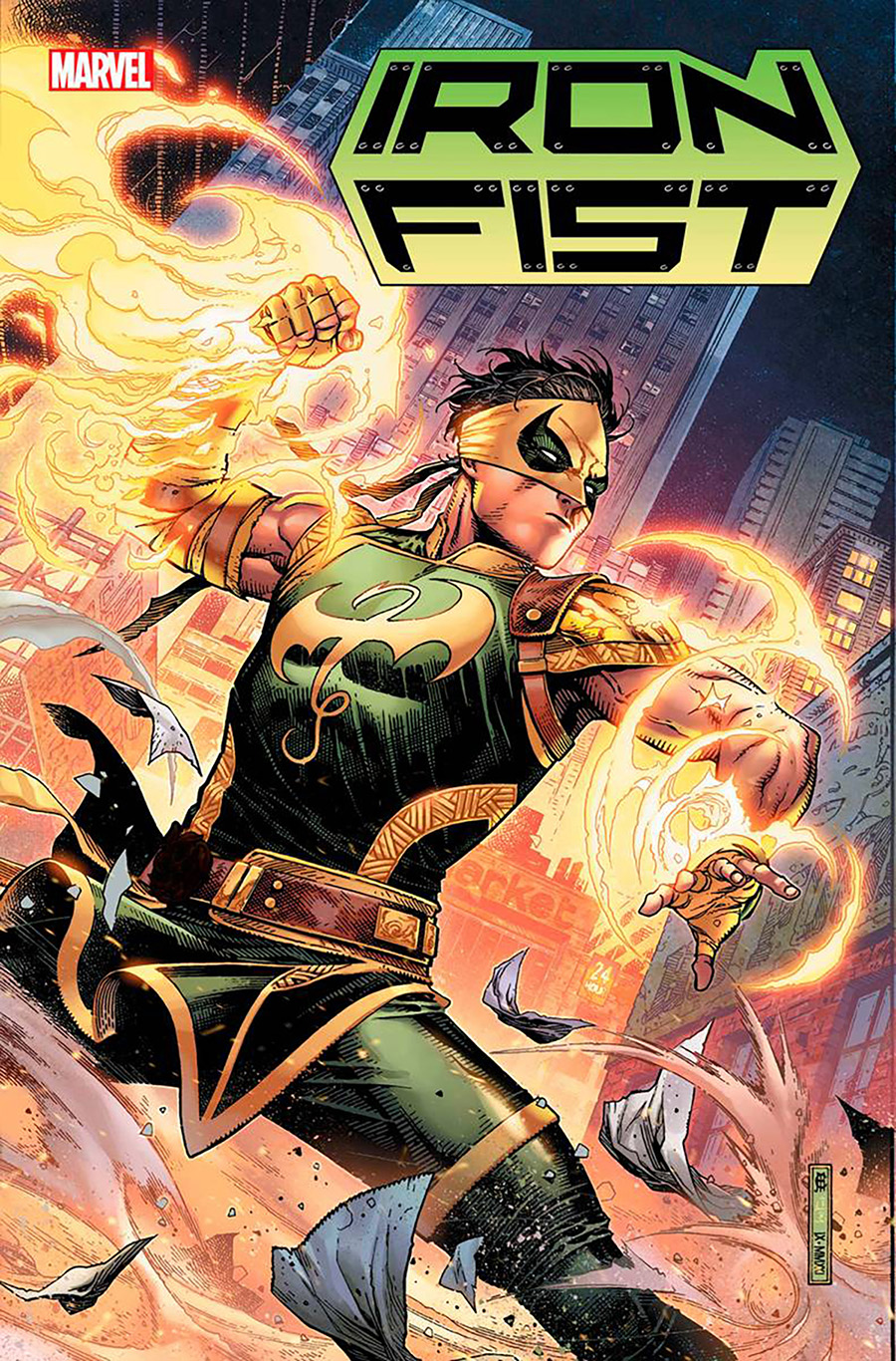 Iron Fist Vol 6 #1 Cover G DF Signed By Jim Cheung