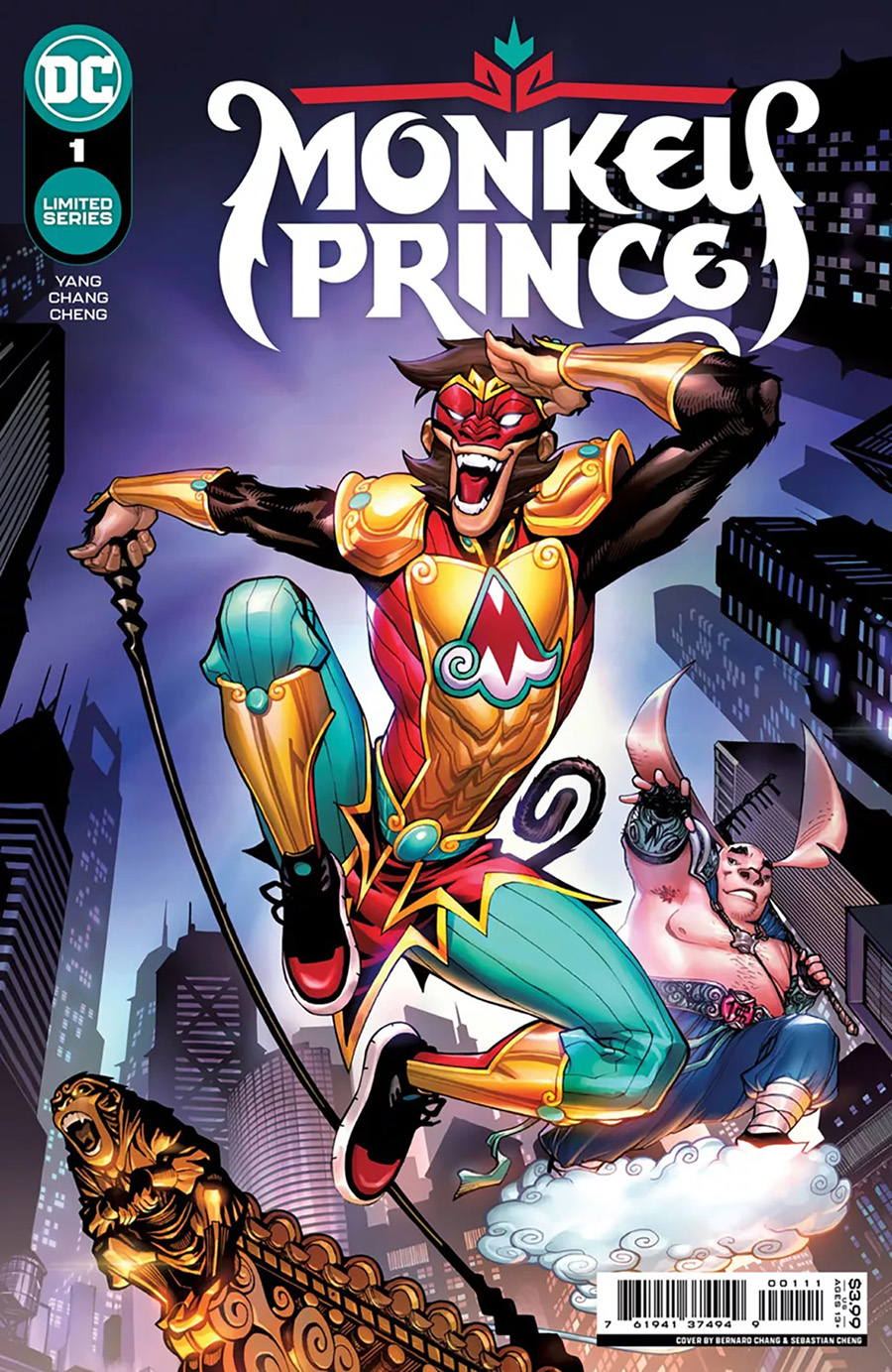 Monkey Prince #1 Cover G DF Signed By Bernard Chang