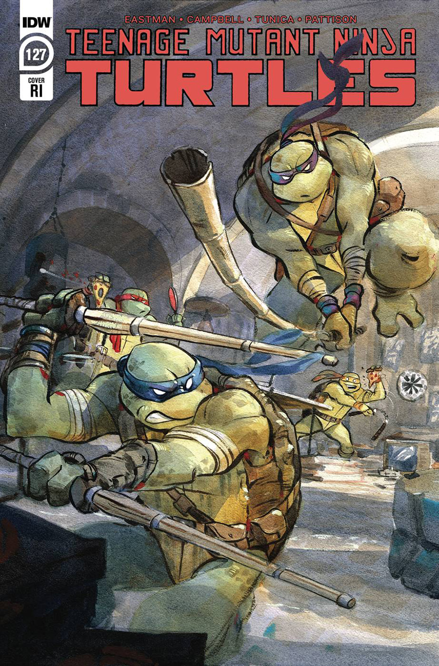 Teenage Mutant Ninja Turtles Vol 5 #127 Cover C Incentive Jared Cullum Variant Cover