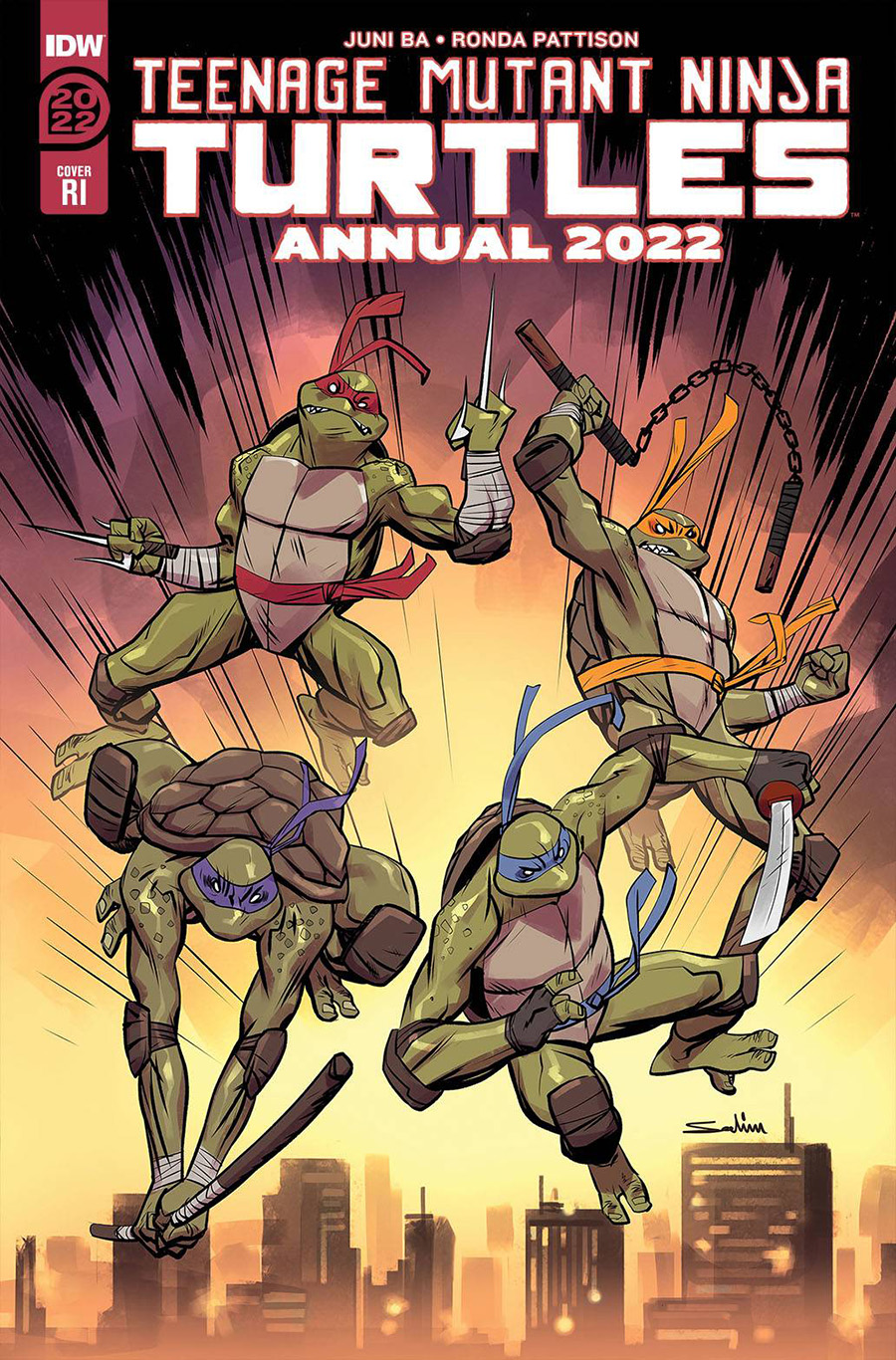 Teenage Mutant Ninja Turtles Vol 5 Annual 2022 #1 (One Shot) Cover C Incentive Salim Busuru Variant Cover