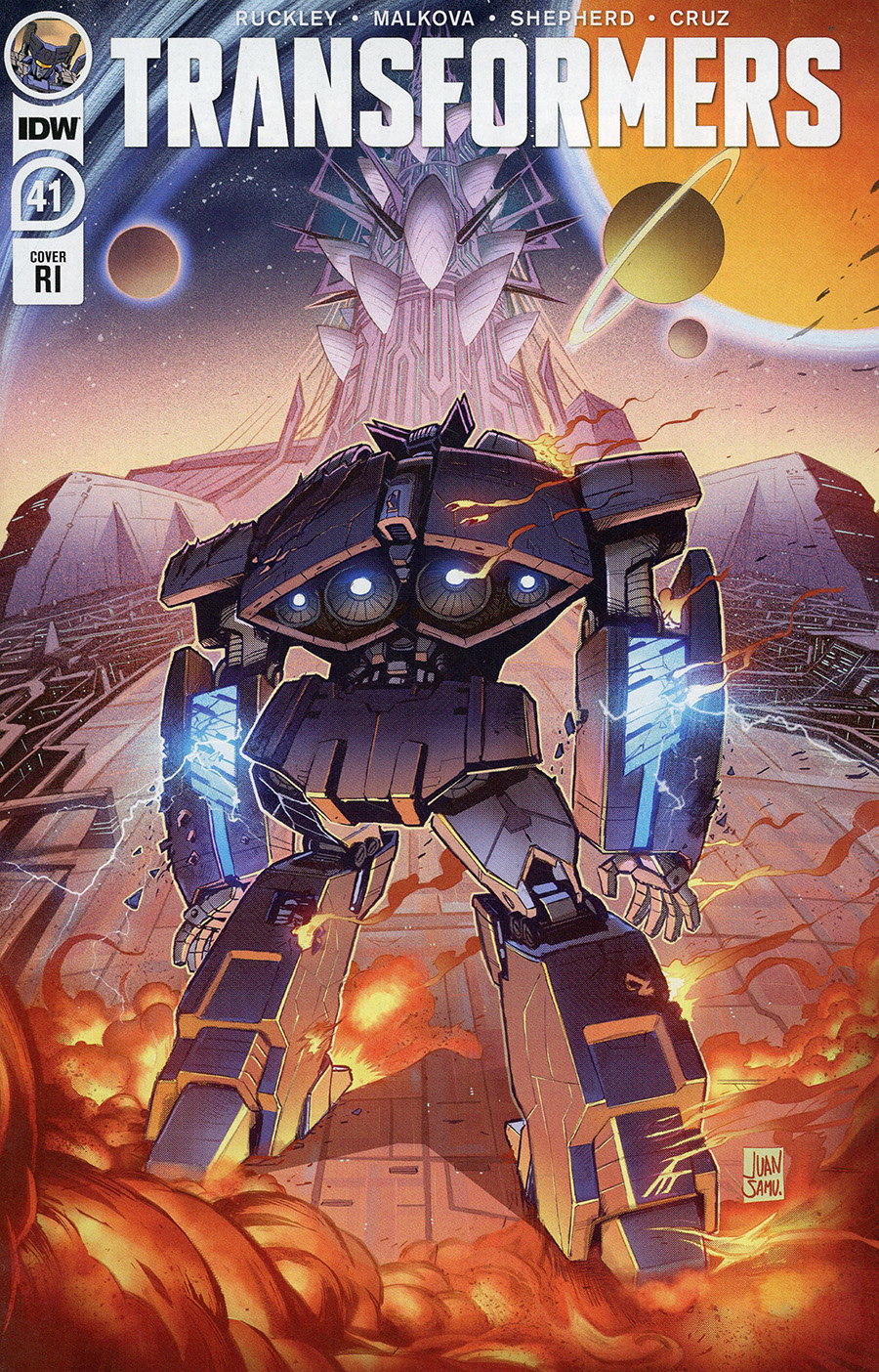 Transformers Vol 4 #41 Cover C Incentive Juan Samu Variant Cover