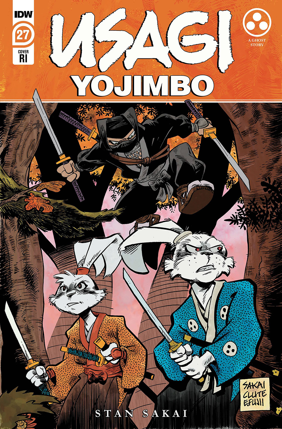 Usagi Yojimbo Vol 4 #27 Cover B Incentive Stan Sakai & Julie Sakai Variant Cover