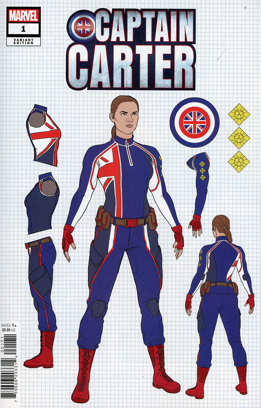 Captain Carter #1 Cover F Incentive Jamie McKelvie Design Variant Cover