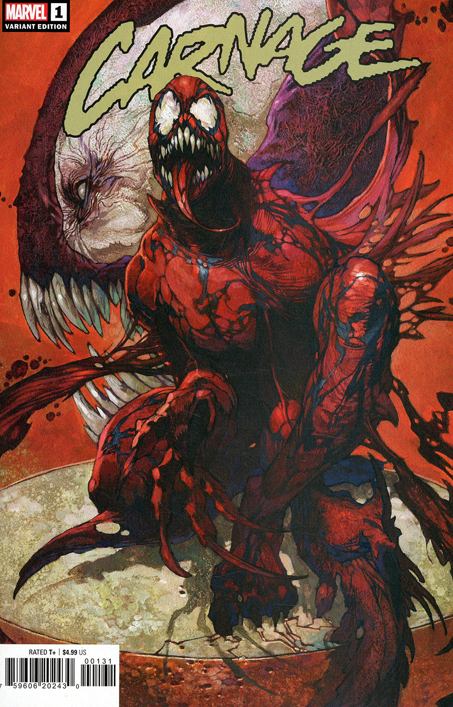Carnage Vol 3 #1 Cover F Incentive Simone Bianchi Variant Cover