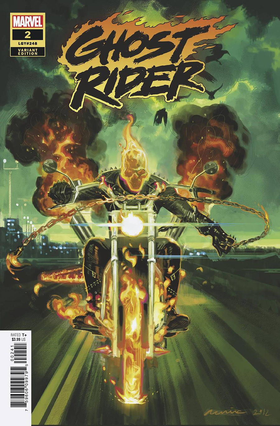 Ghost Rider Vol 9 #2 Cover D Incentive Daniel Acuna Variant Cover