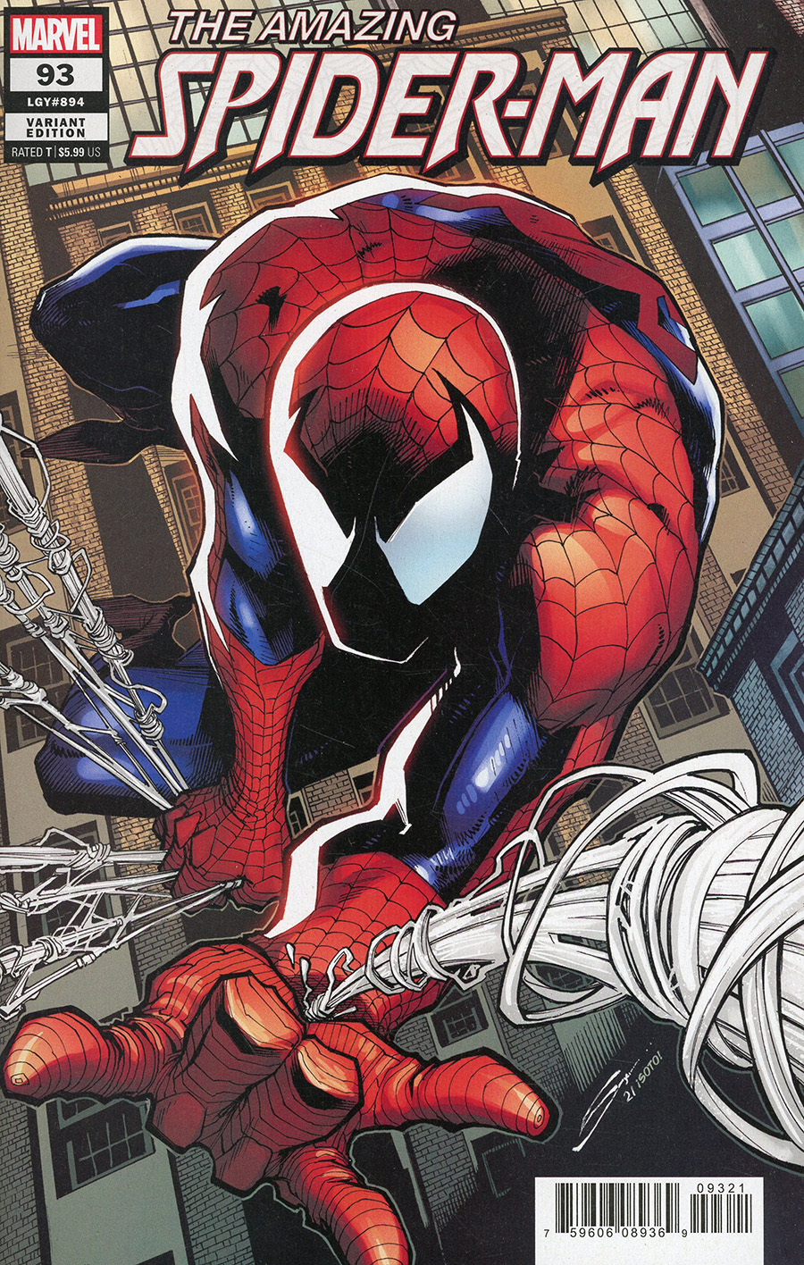 Amazing Spider-Man Vol 5 #93 Cover D Incentive Gerardo Sandoval Variant Cover (Limit 1 Per Customer)