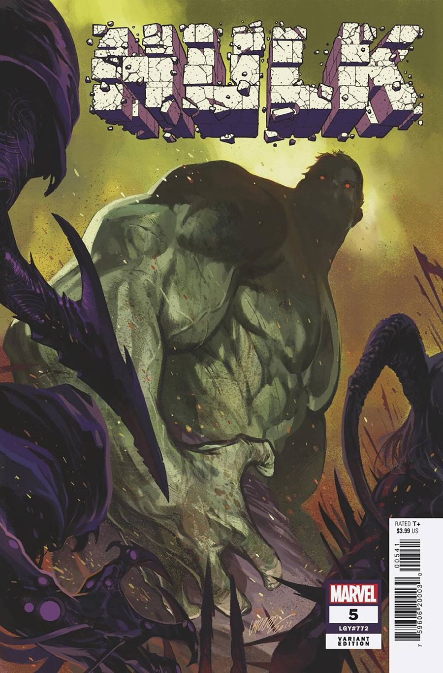 Hulk Vol 5 #5 Cover D Incentive Pepe Larraz Variant Cover