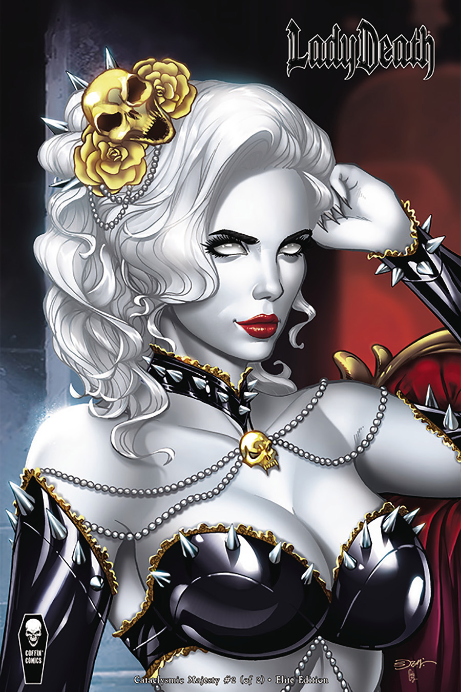 Lady Death Cataclysmic Majesty #2 Cover E Incentive Sorah Suhng Elite Variant Cover