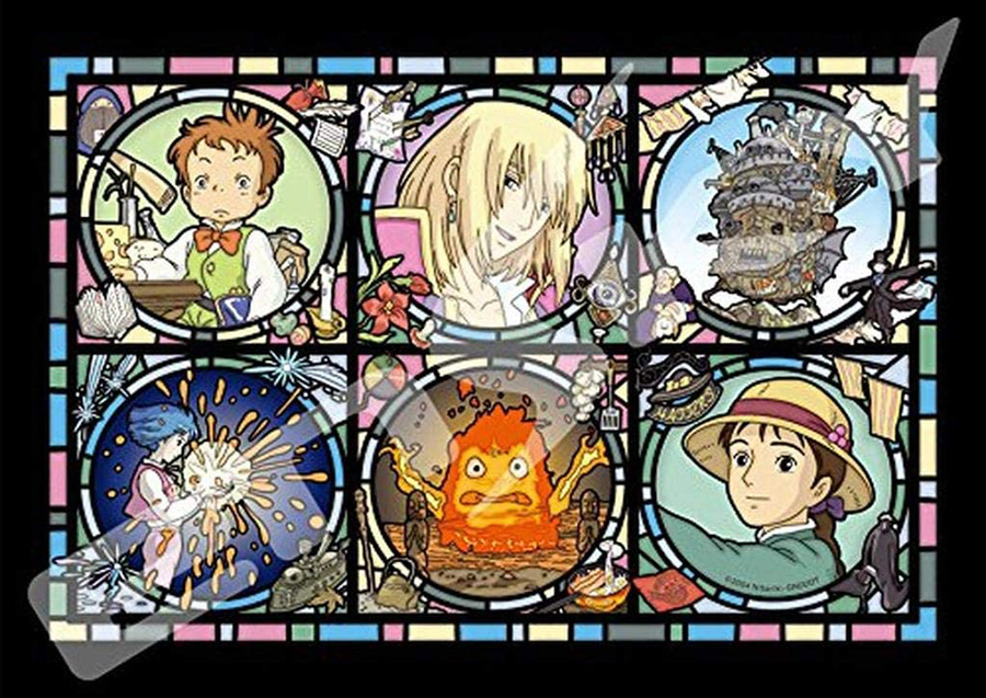 Howls Moving Castle Art Crystal Jigsaw Puzzle - 208-AC27 The Magical Castle
