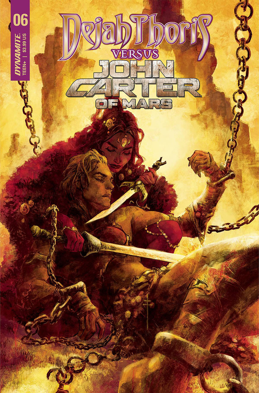 Dejah Thoris Versus John Carter Of Mars #6 Cover K Variant Sebastian Fiumara Cover