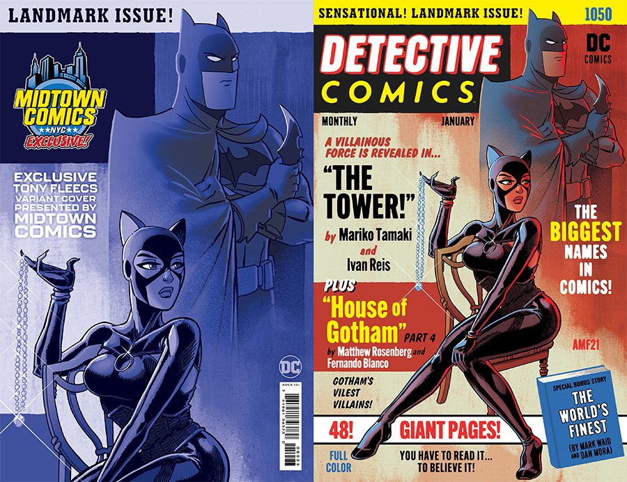 Detective Comics Vol 2 #1050  Midtown Exclusive Tony Fleecs Variant Cover