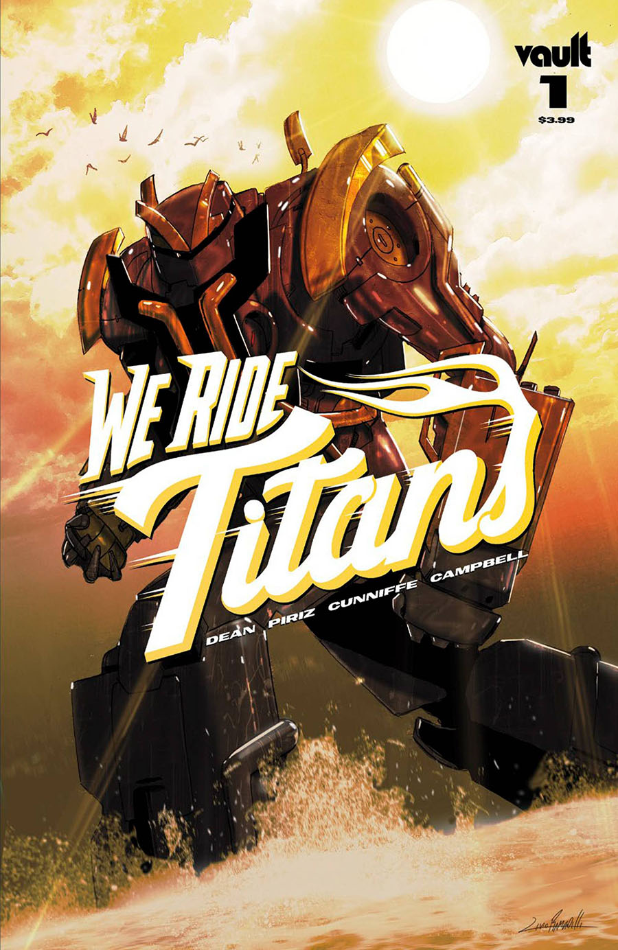 We Ride Titans #1 Cover D Incentive Livio Ramondelli Variant Cover