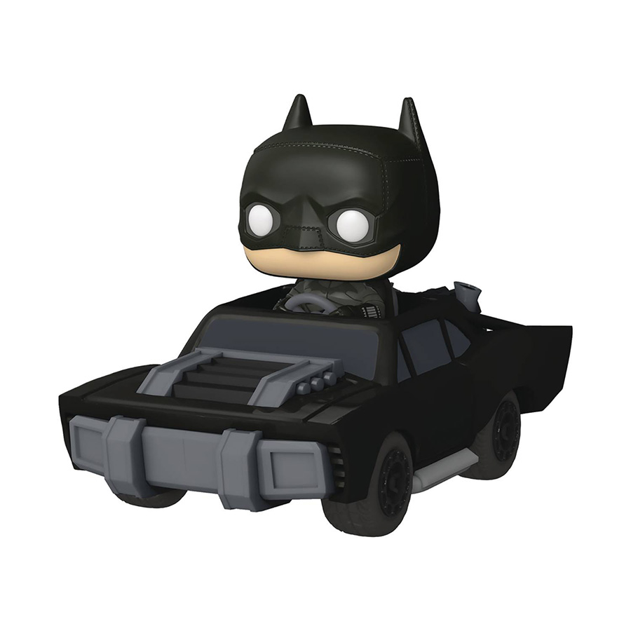 POP Ride Super Deluxe The Batman Batman In The Batmobile Vinyl Figure