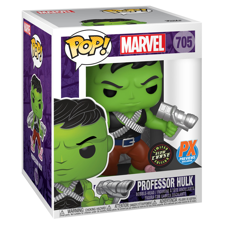 POP Marvel Super Heroes Professor Hulk Glow-In-The Dark Chase Previews Exclusive 6-Inch Vinyl Figure