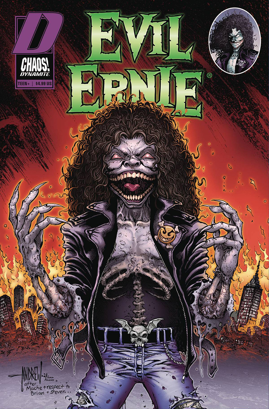 Evil Ernie Vol 5 #3 Cover H Variant Andrew Mangum Homage Cover