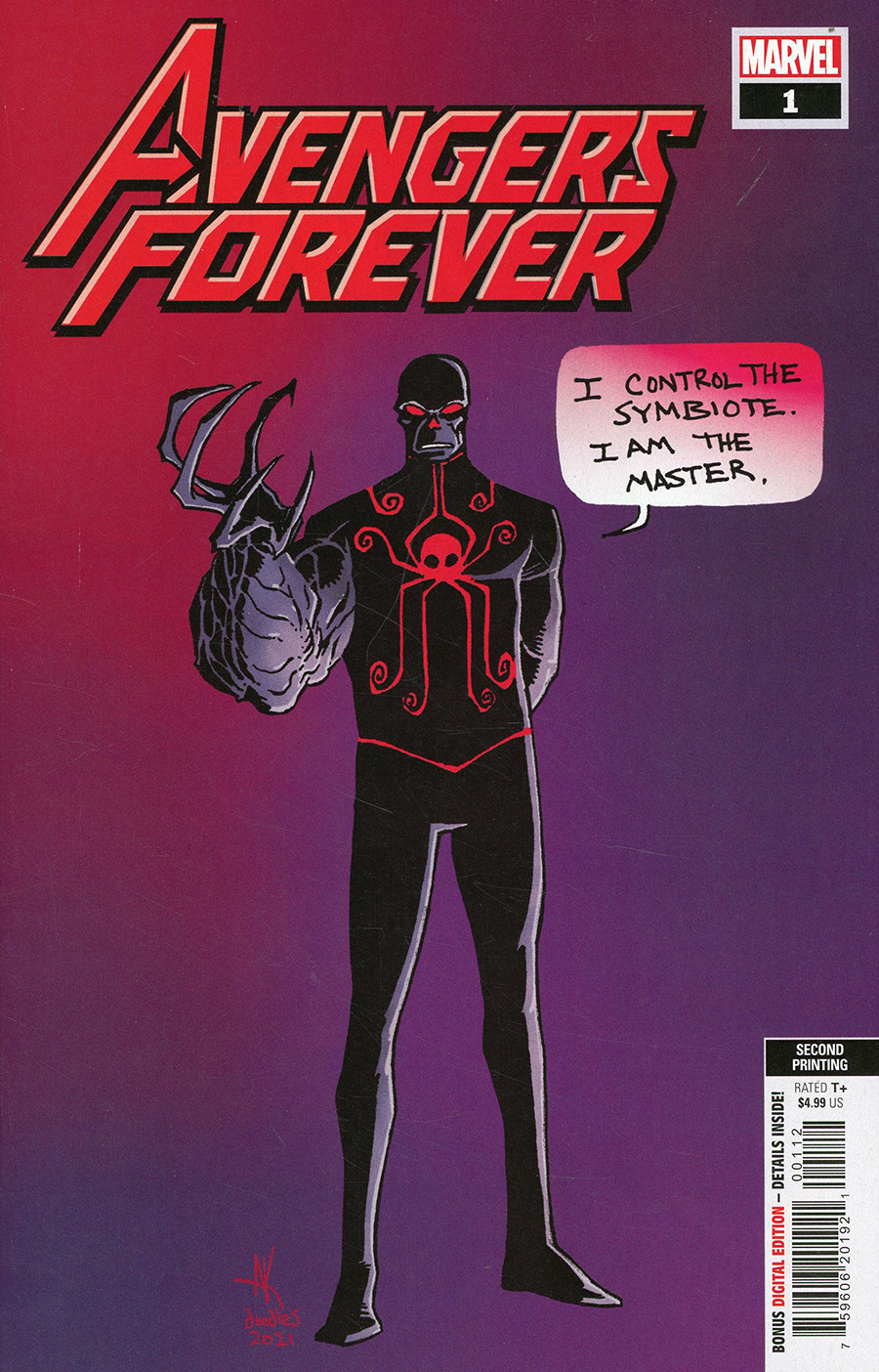 Avengers Forever Vol 2 #1 Cover F 2nd Ptg Aaron Kuder Variant Cover