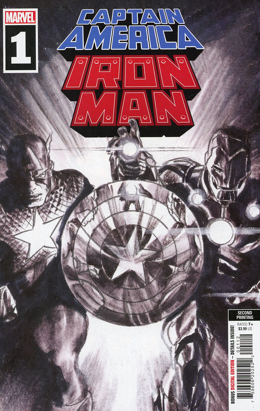 Captain America Iron Man #1 Cover G 2nd Ptg Alex Ross Variant Cover
