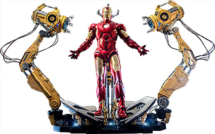 Iron Man 2 Iron Man Mark IV With Gantry Quarter Scale 19-Inch Action Figure