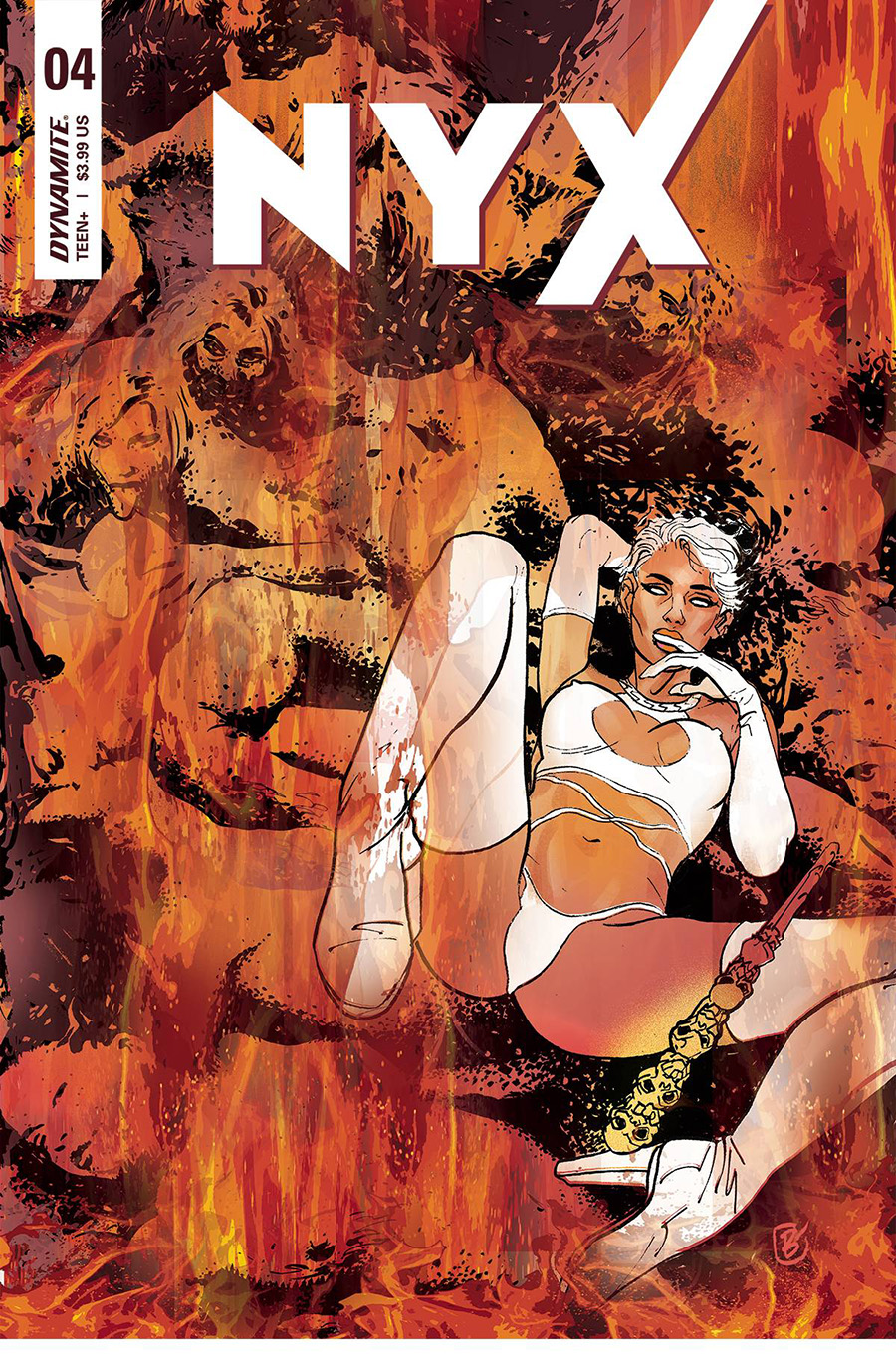 Nyx (Dynamite Entertainment) #4 Cover M Incentive Jimmy Broxton Risque Variant Cover