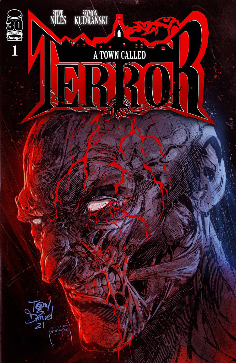 A Town Called Terror #1 Cover B Variant Tony S Daniel & Szymon Kudranski Cover